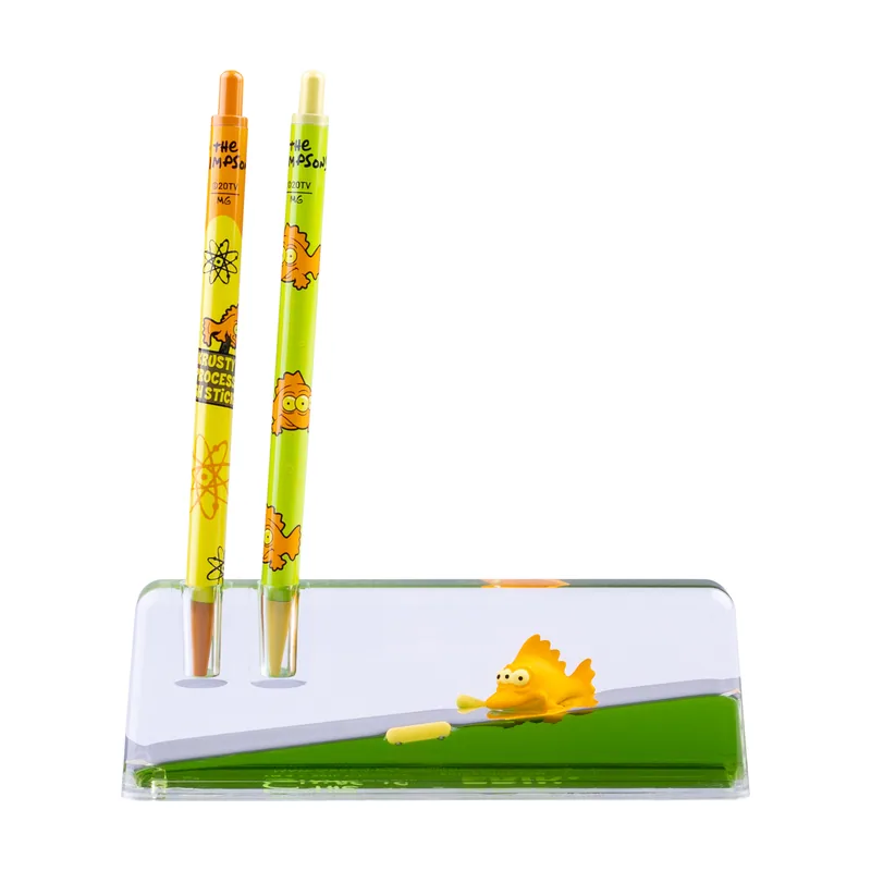 Lapicero Simpson Portalapices escritorio + Boligrafo y Portaminas