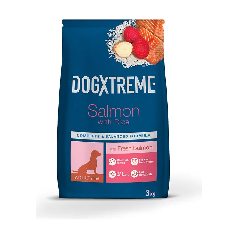 Dogxtreme 3 kg Adult Mini Salmón pienso