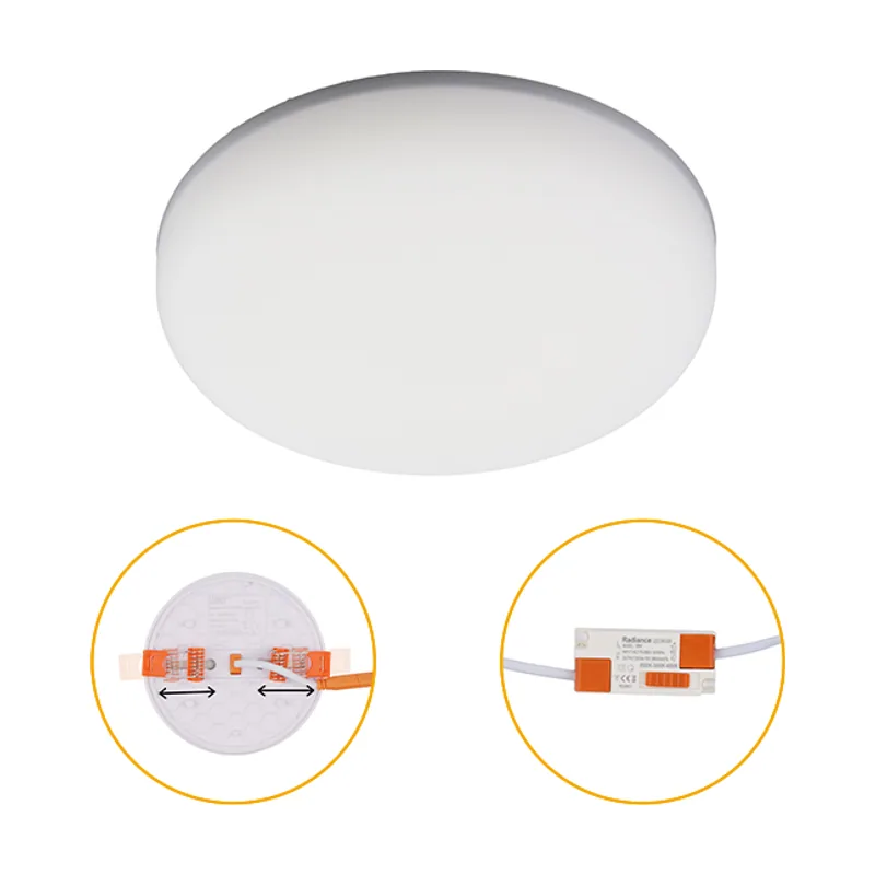 Downlight empotrable lira cct redondo 18w led 2000lm 3000-4000-6500k al.2xd.12cm