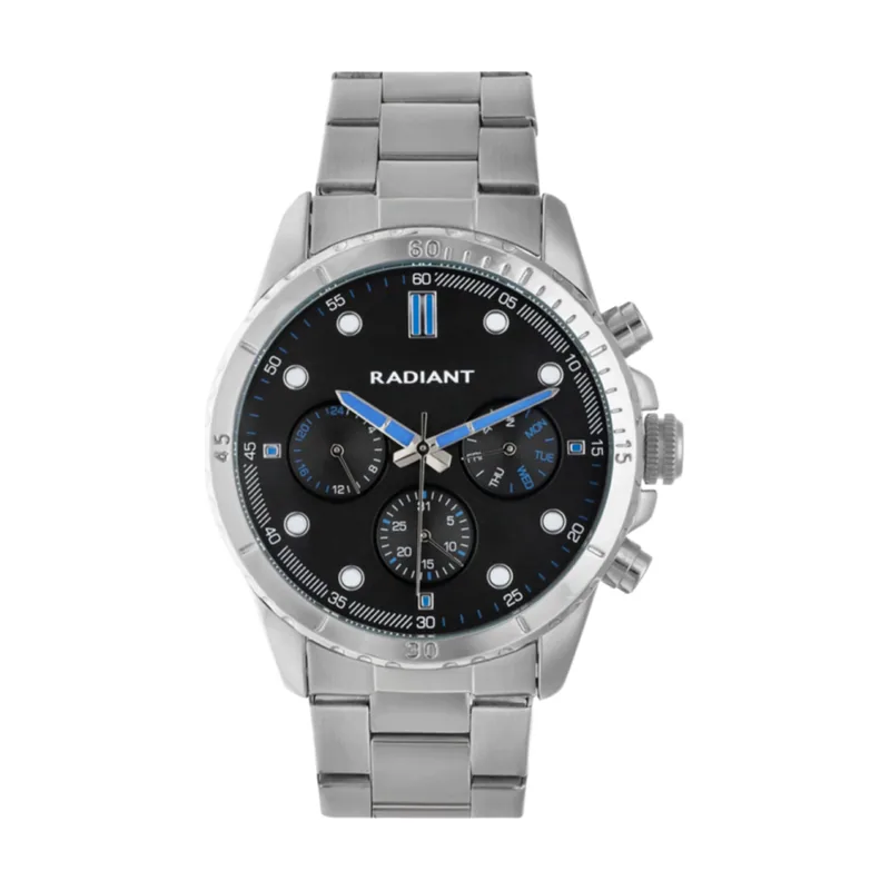 Radiant Reloj Hombre Analogico Cuarzo con Correa de Acero Inoxidable RA640701N
