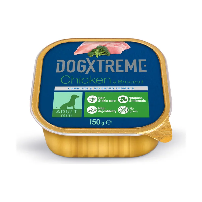 Dogxtreme 150 g Adult Mini Pollo y Brócoli tarrina