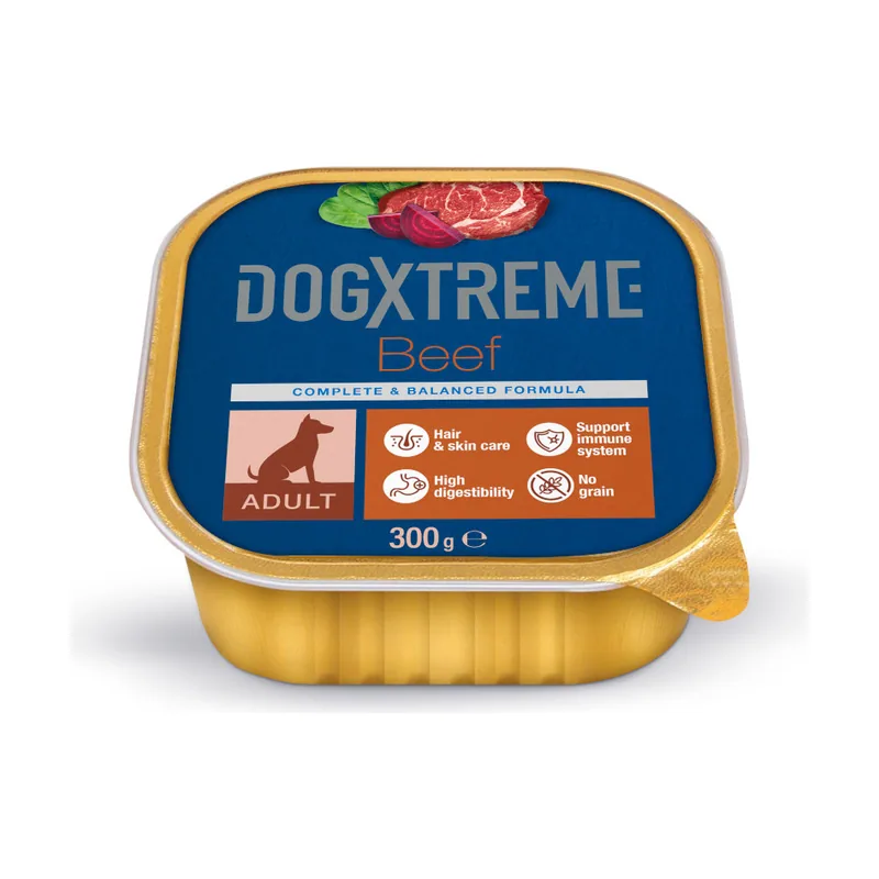 Dogxtreme 300 g Adult Buey tarrina