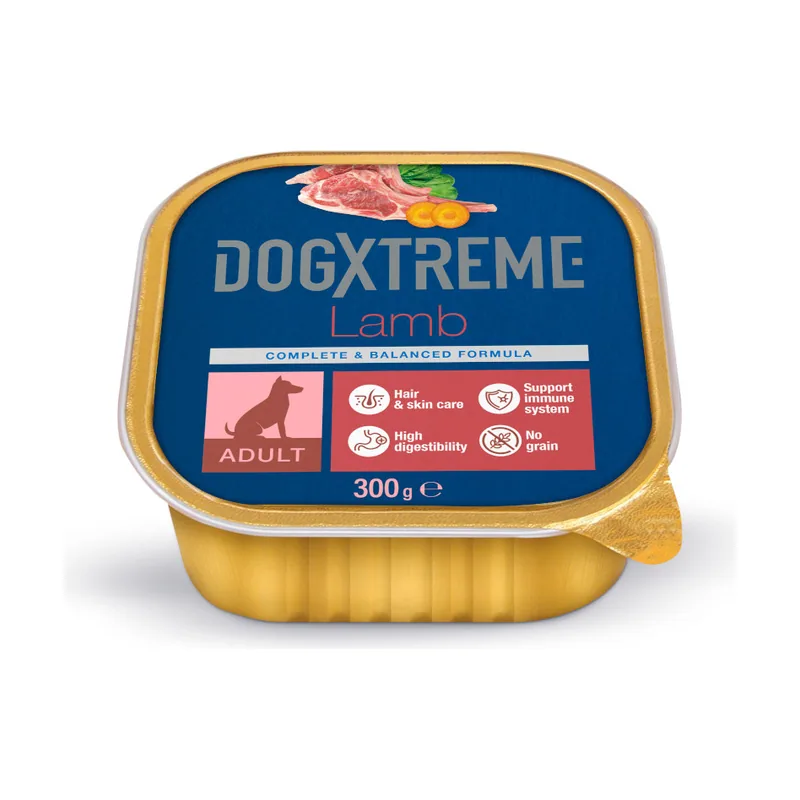 Dogxtreme 300 g Adult Cordero tarrina