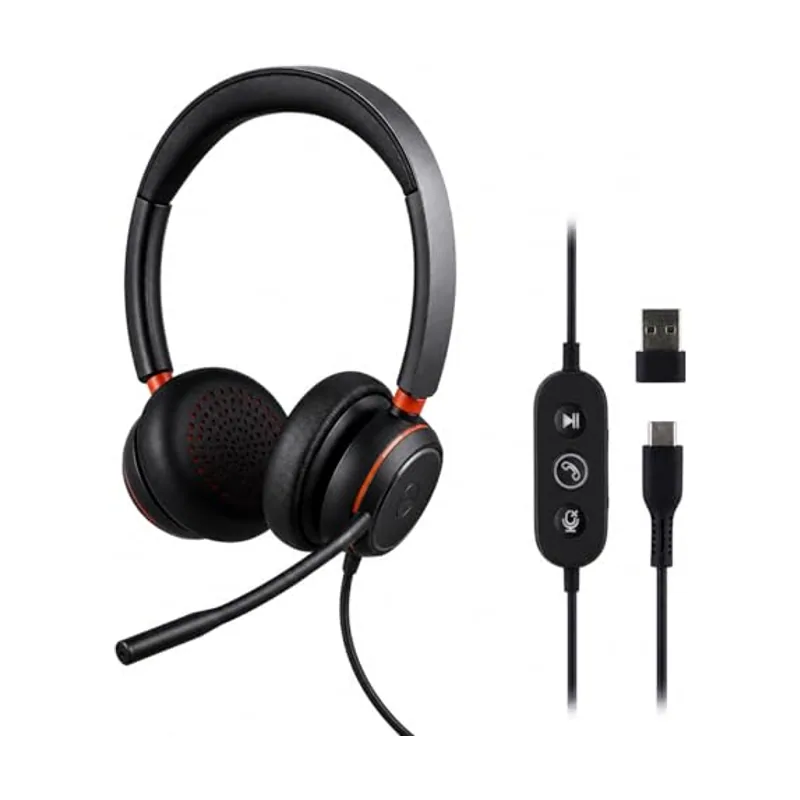 Tnb Auriculares profesionales con cable optimizados para Teams USB-A y USB-C ACTIV400S