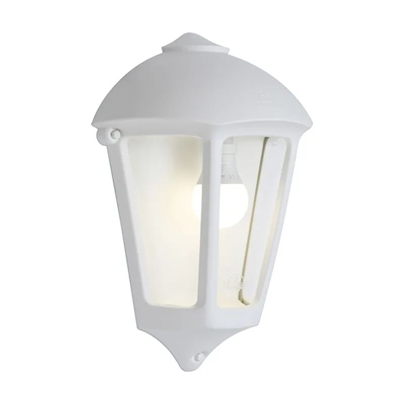 Aplique giulio 1xe27 ip55 l.26,5xan.14xal.37,5cm resina