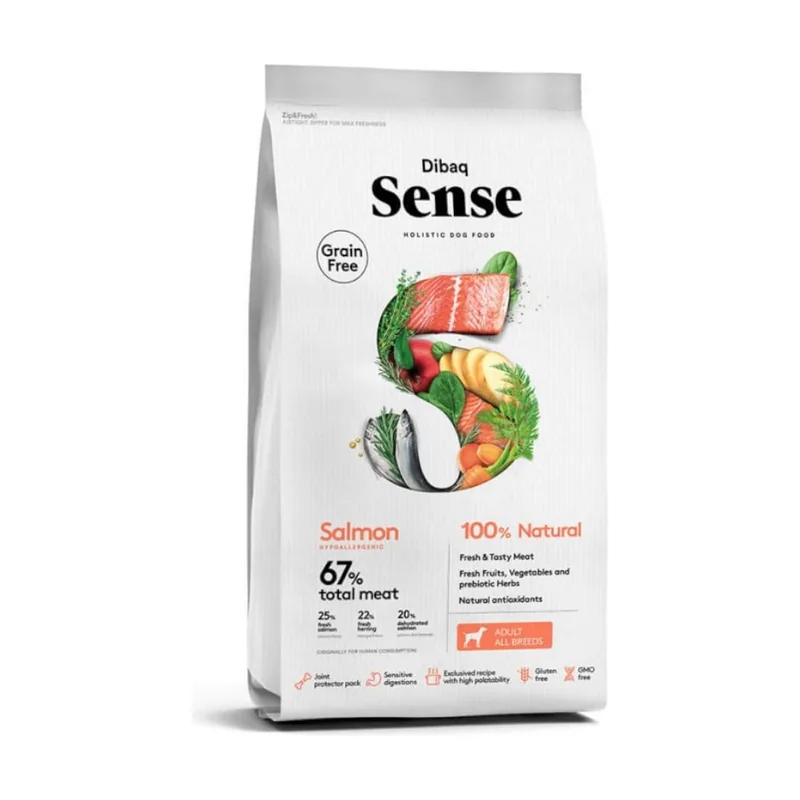 Dibaq 12 kg Sense Grain Free Adult Salmón pienso