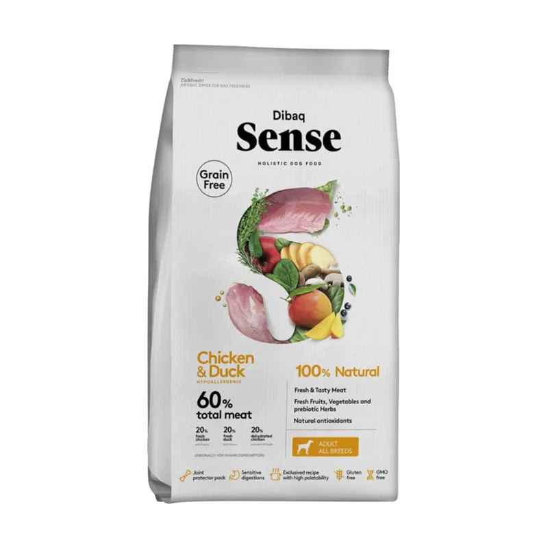 Dibaq 12 kg Sense Adult Grain Free Pollo y Pato pienso