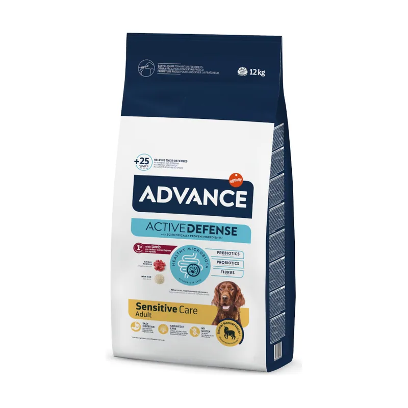 Advance 12 kg Active Defense Sensitive Cordero y Arroz pienso