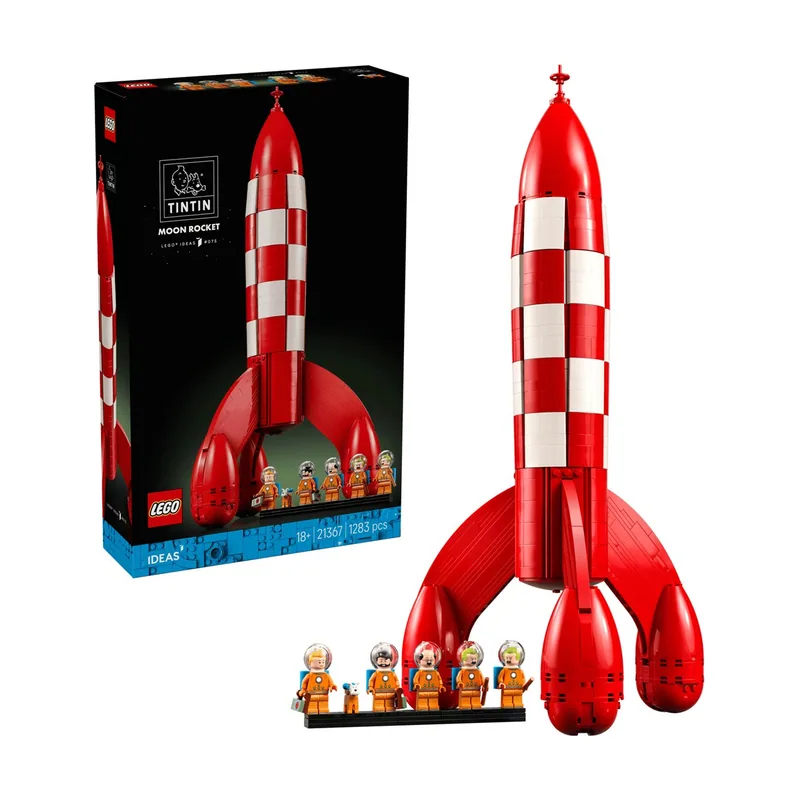 Lego Ideas Cohete Lunar de Tintin