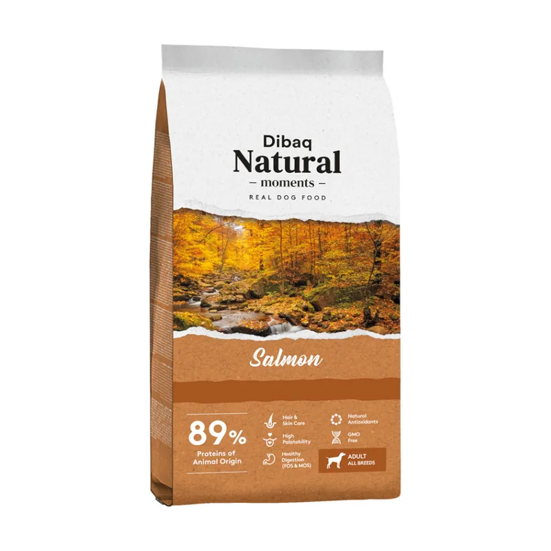 Dibaq 15 kg Natural Moments Adult Salmón pienso