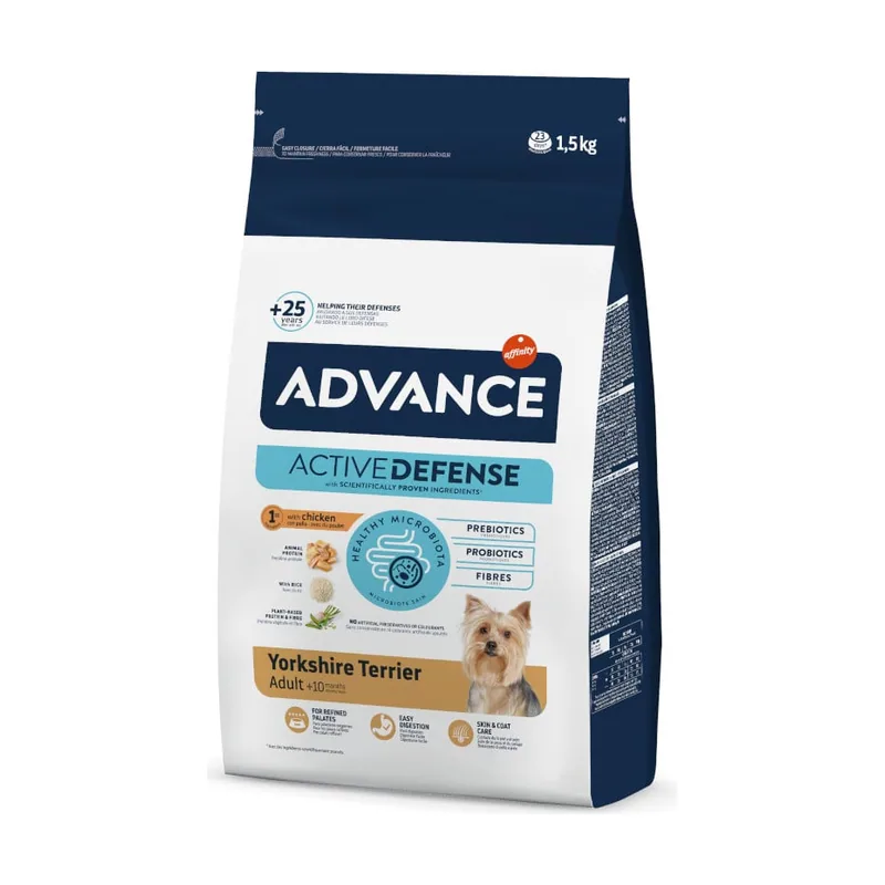 Advance 1.5 kg Active Defense Yorkshire Terrier Adult pienso