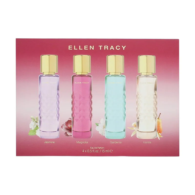 Quilted gift set jasmine edp + magnolia edp + gardenia edp + vanilla edp