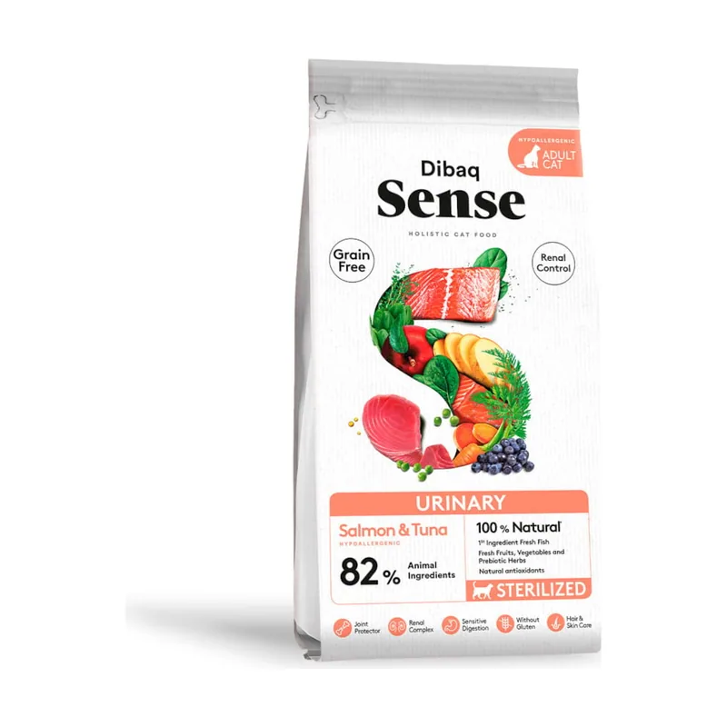Dibaq 1.5 kg Sense Urinary Grain Free Adult Salmón y Atún pienso