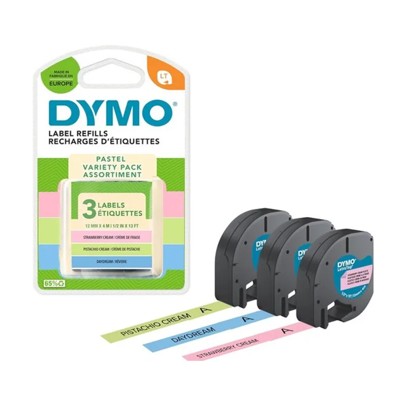 LetraTag Etiquetas auténticas en Colores Pastel Starter Pack