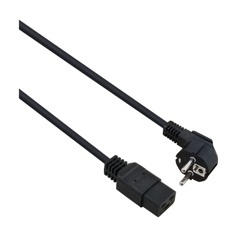 262777 cable de transmisión Negro 3 m CEE 7/7 C19 acoplador