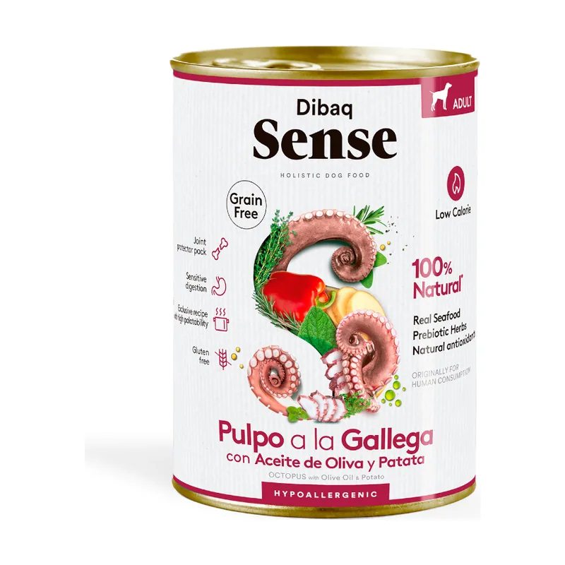 Dibaq 380 g Sense Hipoalergenic Pulpo lata