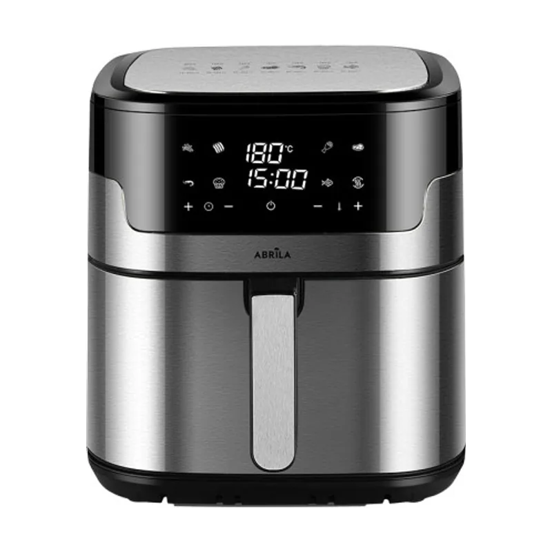 Casanova 8l 1800w acero/negro doble resist.display,temporiz.termostato tactil 32,5x31x32,5cm
