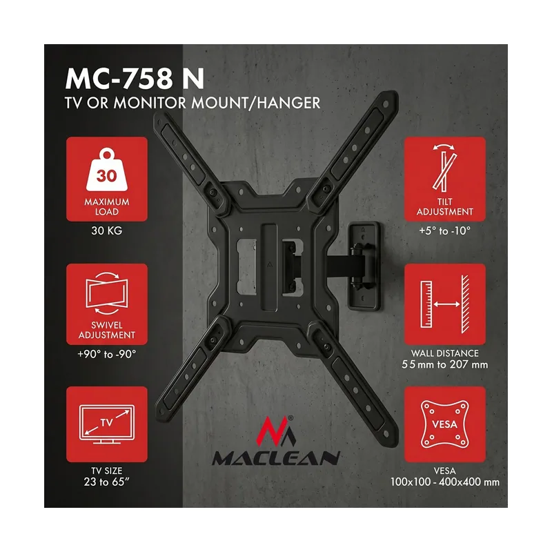 Soporte de Pared para TV MC-758N