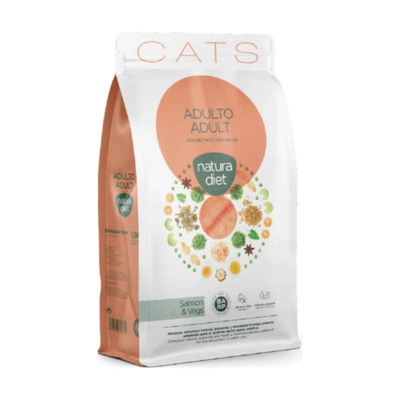 Natura Diet 1.5 kg Adult Salmón y Vegetales pienso