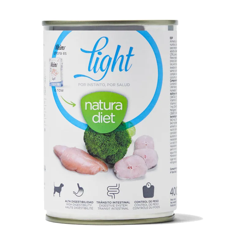 Natura Diet 400 g Light Pavo y Pescado en paté latas