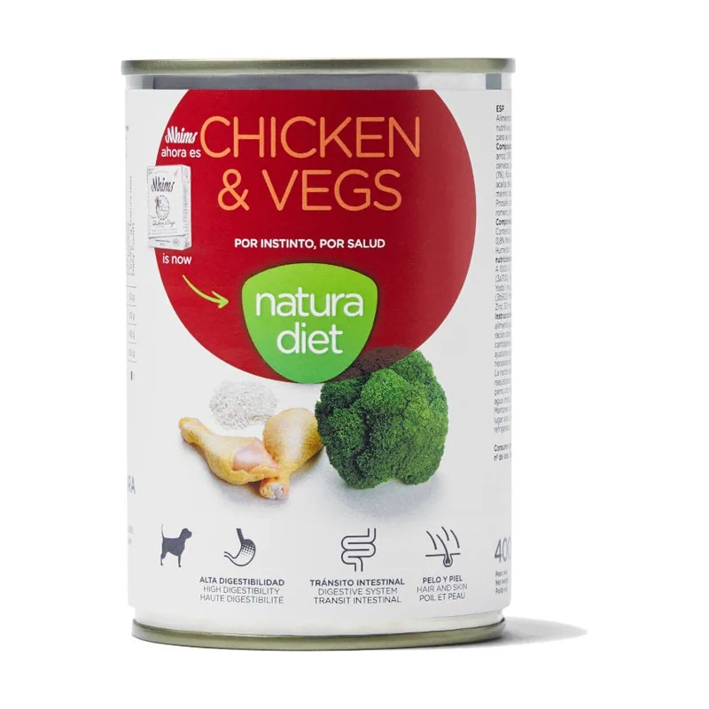 Natura Diet 400 g Pollo y Verduras latas