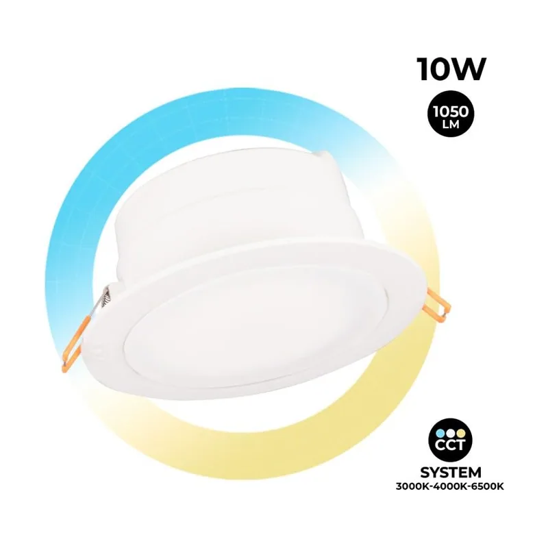 Downlight Redondo Estanco CCT Teresa 160" 10W IP55