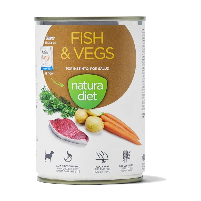 Natura Diet 400 g Pescado y Verduras latas