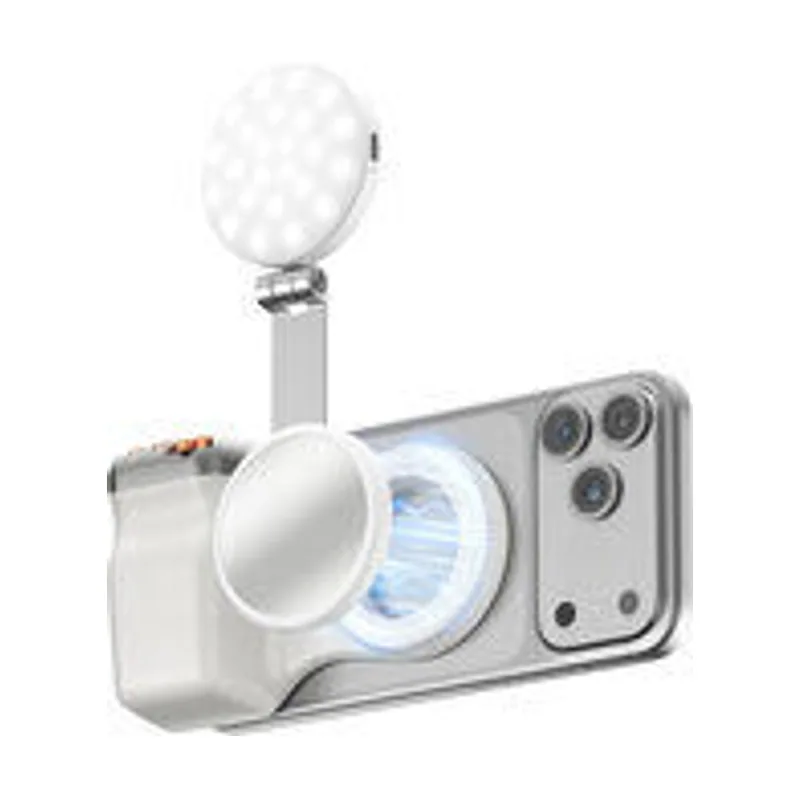 Empuñadura magnética para cámara de con Fill Light + disparador remoto