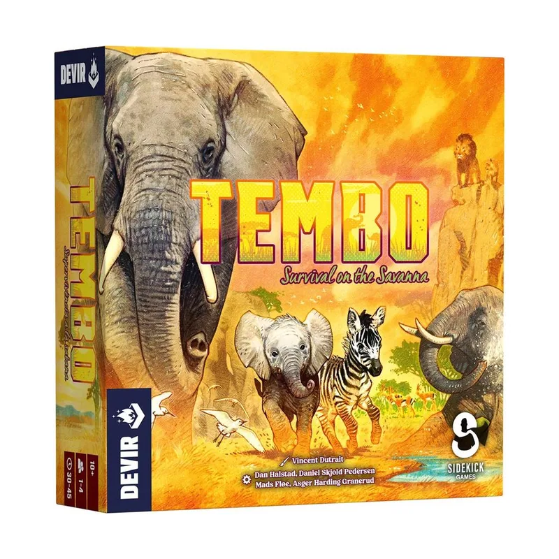 Tembo Juego de Mesa cooperativo de Estrategia en la Sabana