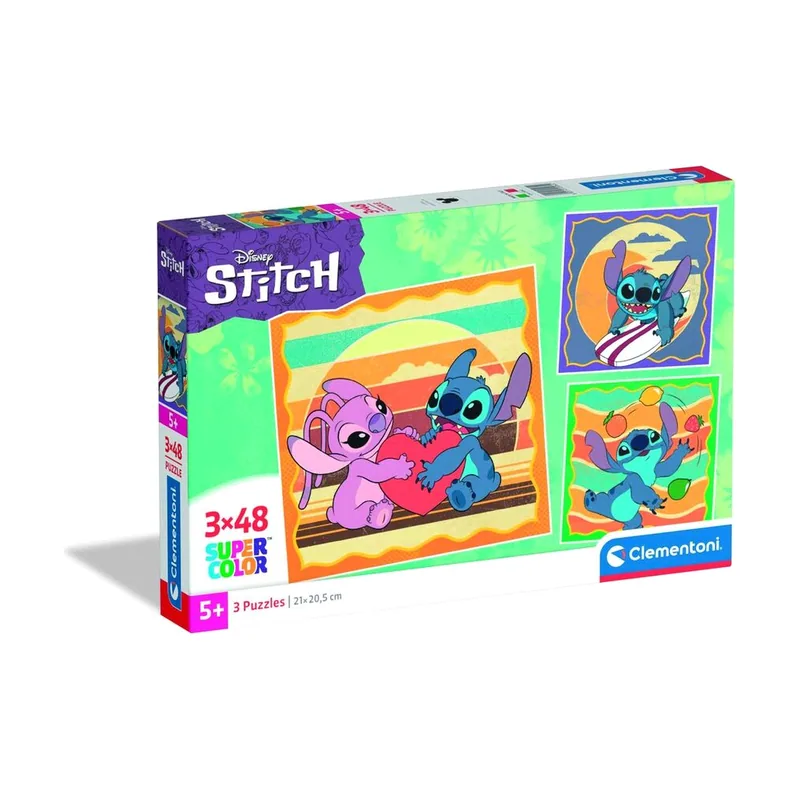 Puzzle Infantil 3X48 Piezas Square Stitch