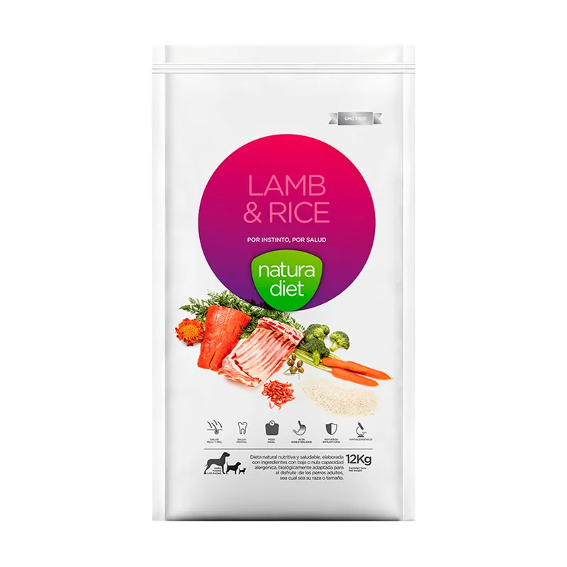 Natura Diet 3 kg Cordero y Arroz pienso