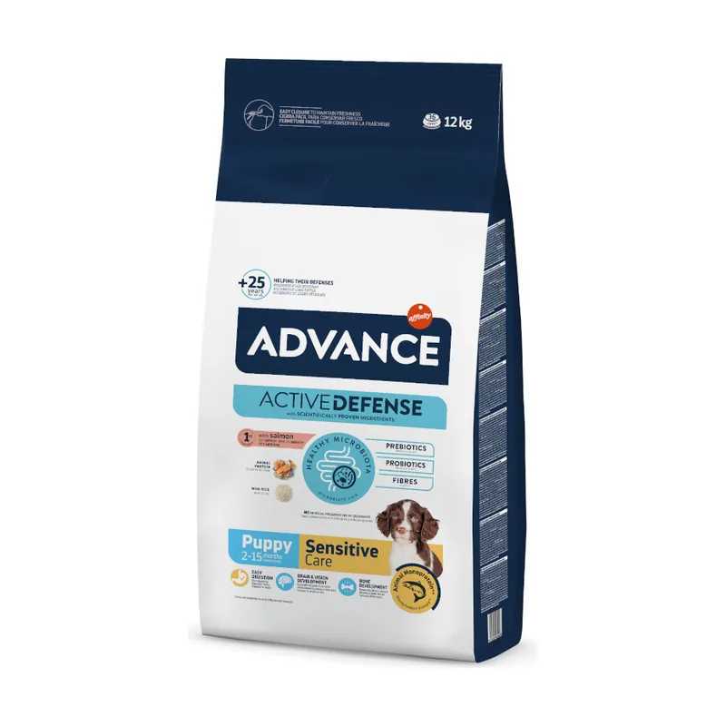 Advance 12 kg Active Defense Puppy Sensitive Care Salmón pienso