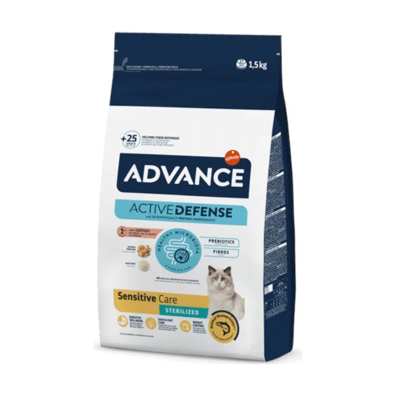 Advance 10 kg Sensitive Sterilized Salmón y Arroz pienso