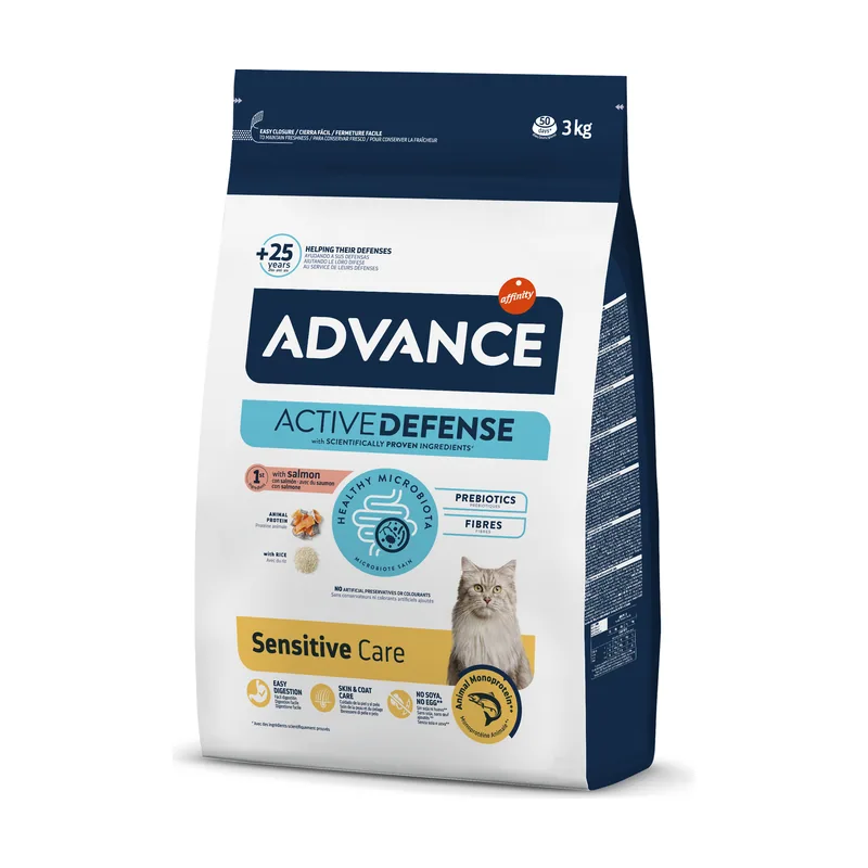 Advance 3 kg Sensitive Adult Salmón y Arroz pienso