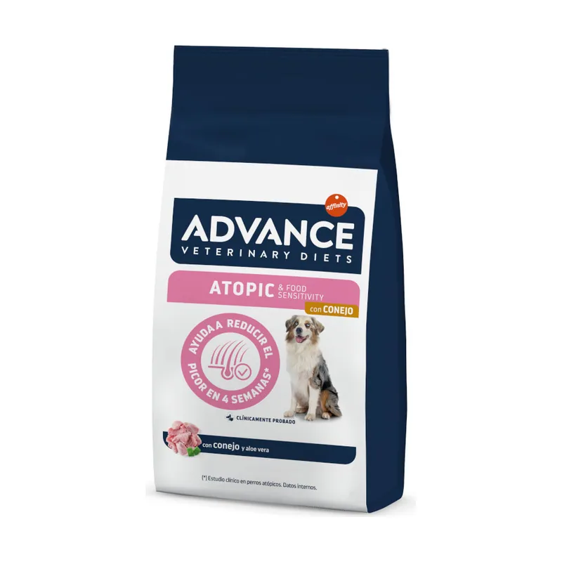 Advance 3 kg Veterinary Diets Atopic Conejo y Guisantes pienso
