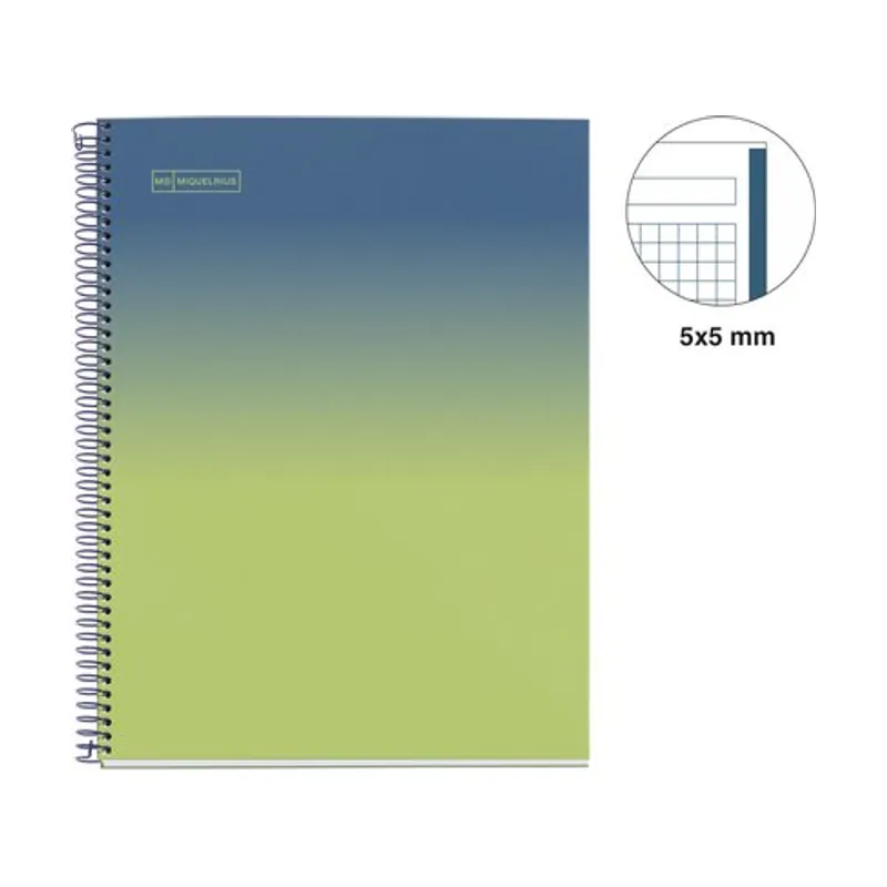 Cuaderno A4 cuadriculado 5 mm