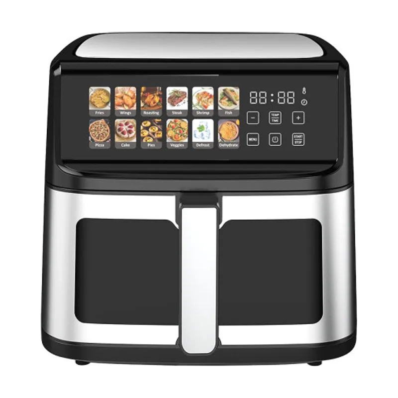 Calandria 11l 2300w negro/acero doble resistencia,display,temporiz.,termostato,tactil 31,5x33,5x42cm