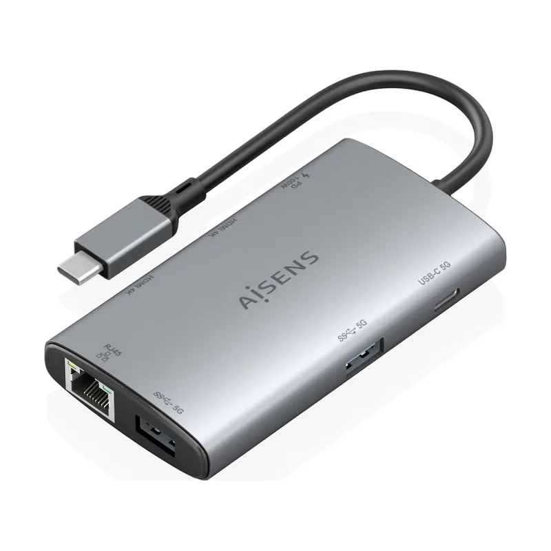 Aisens USB-C Dock 7 en 1