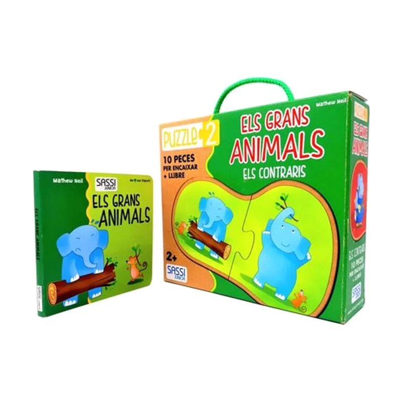 Manolito Books Puzzle sassi els grans animals els contraris