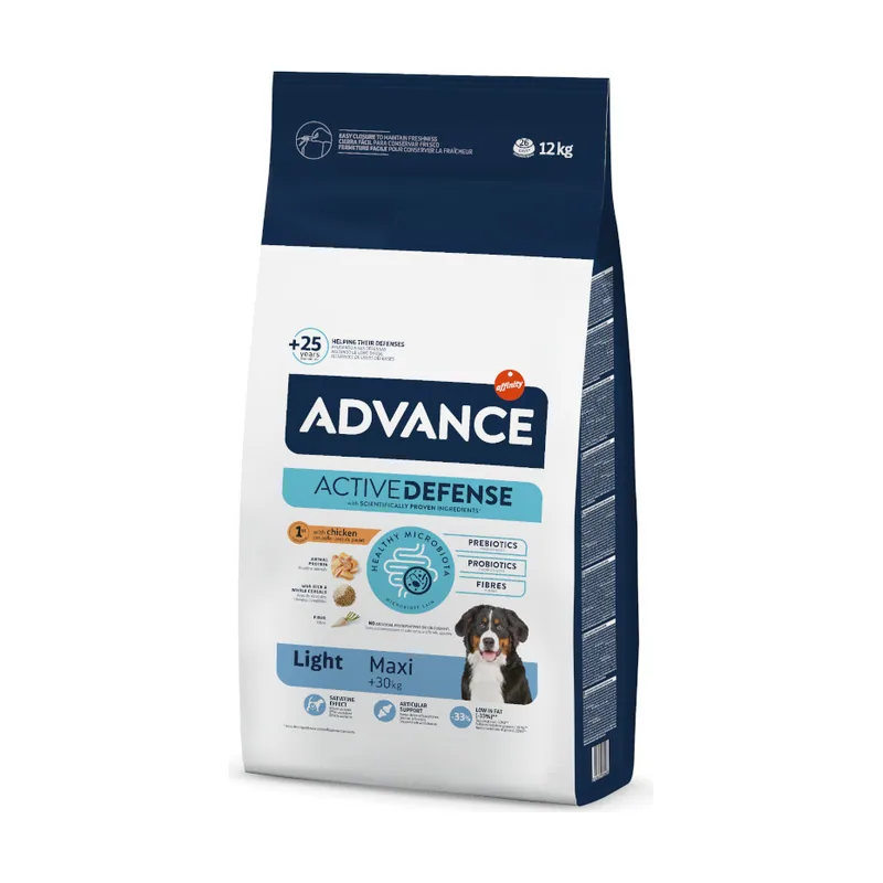 Advance 12 kg Maxi Light Pollo y Arroz pienso