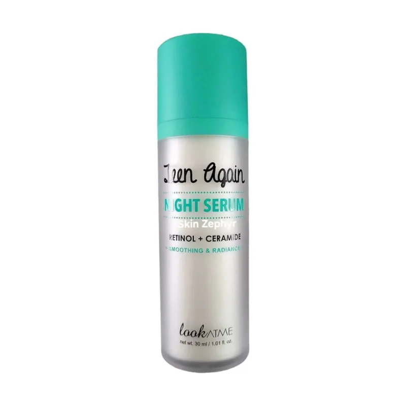 Teen again, boosts radiance, night, serum, for face, 50 ml
