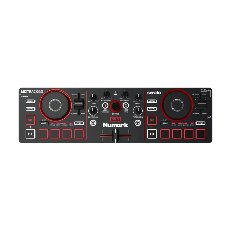 Mixtrack Go Controlador DJ Bluetooth Compacto con Stems Control