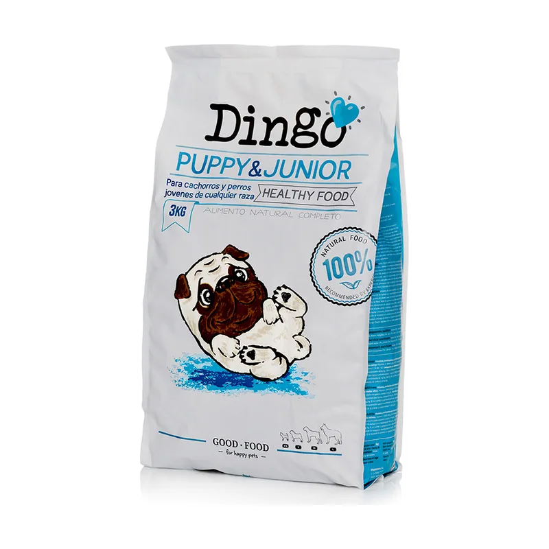Dingo 3 kg Puppy y Junior pienso