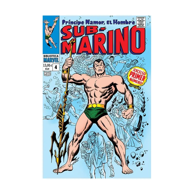 Namor El Hombre Submarino 4. 1967-68 Biblioteca Marvel