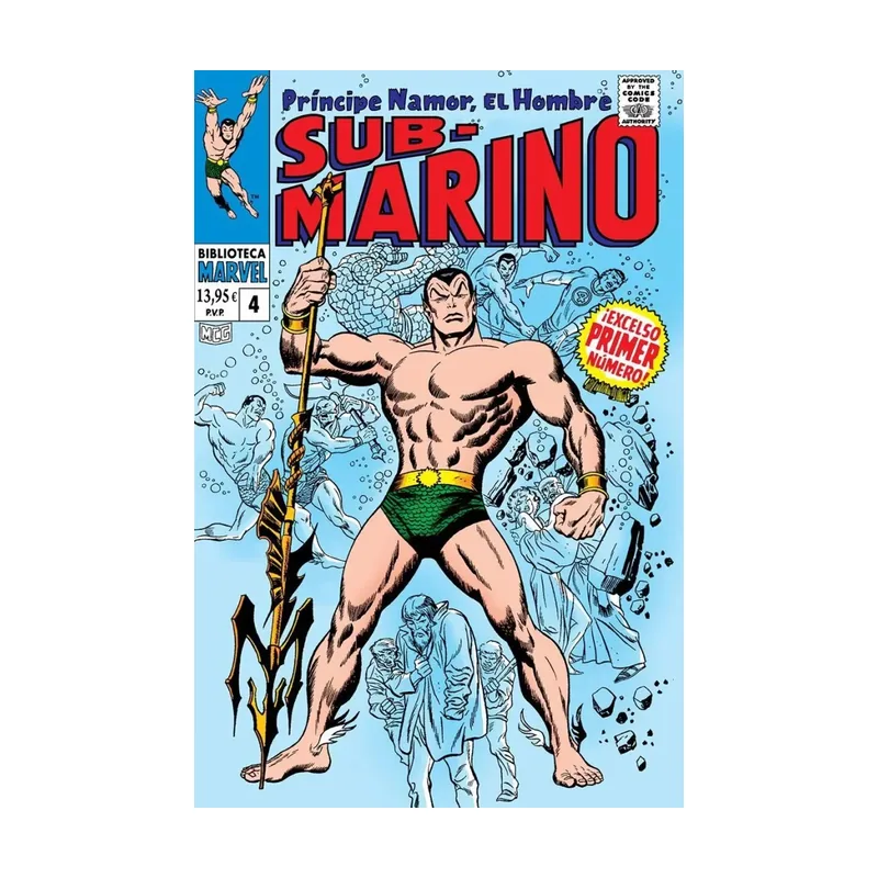 Namor El Hombre Submarino 4. 1967-68 Biblioteca Marvel