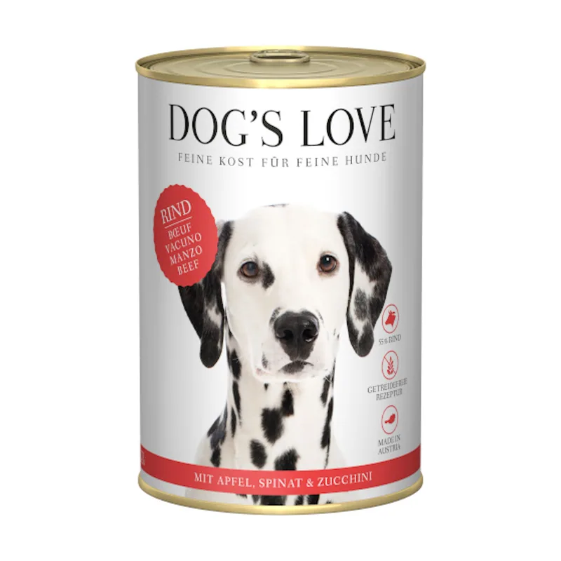 Dog's Love 400 g Adulto Vacuno lata