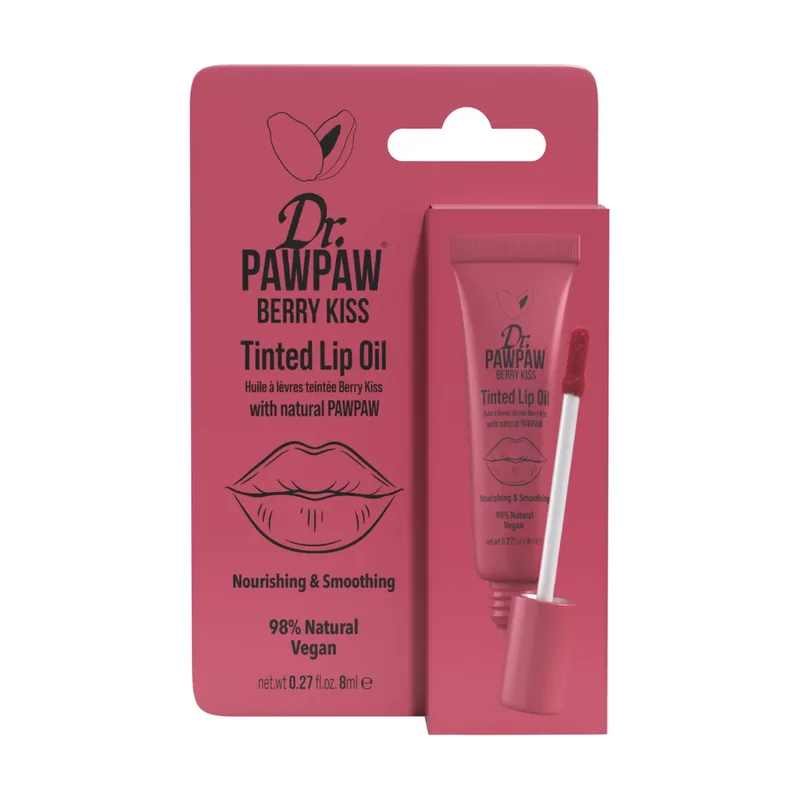 Aceite para Labios Beso de Berry con Tinte