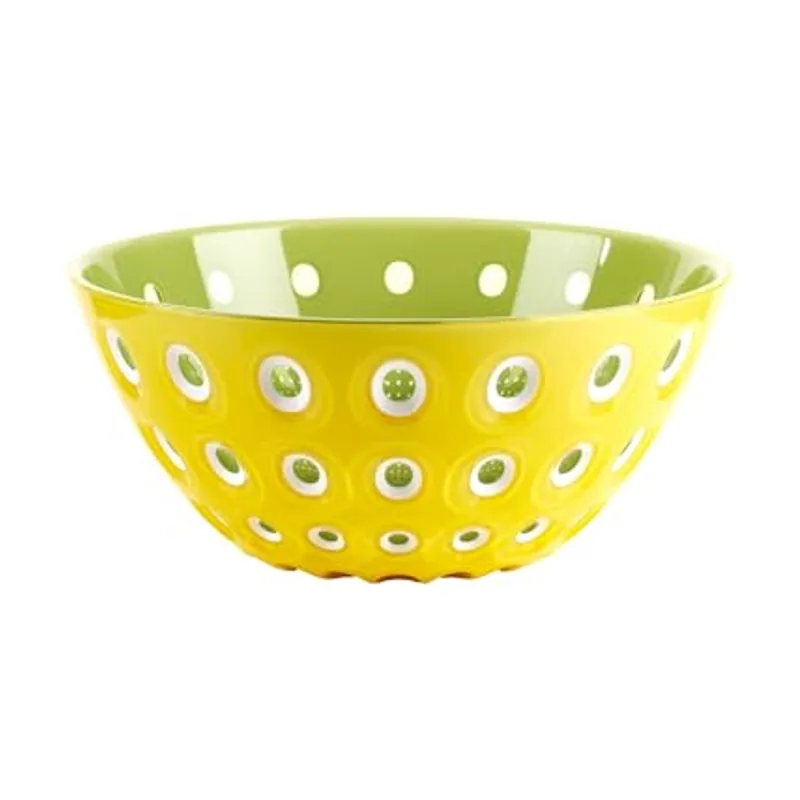 Contenedor de 25 cm de San 'Le Murrine' Azafrán-Blanco-Verde Nenúfar