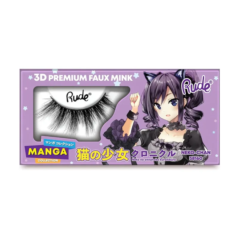 Chibi manga faux mink