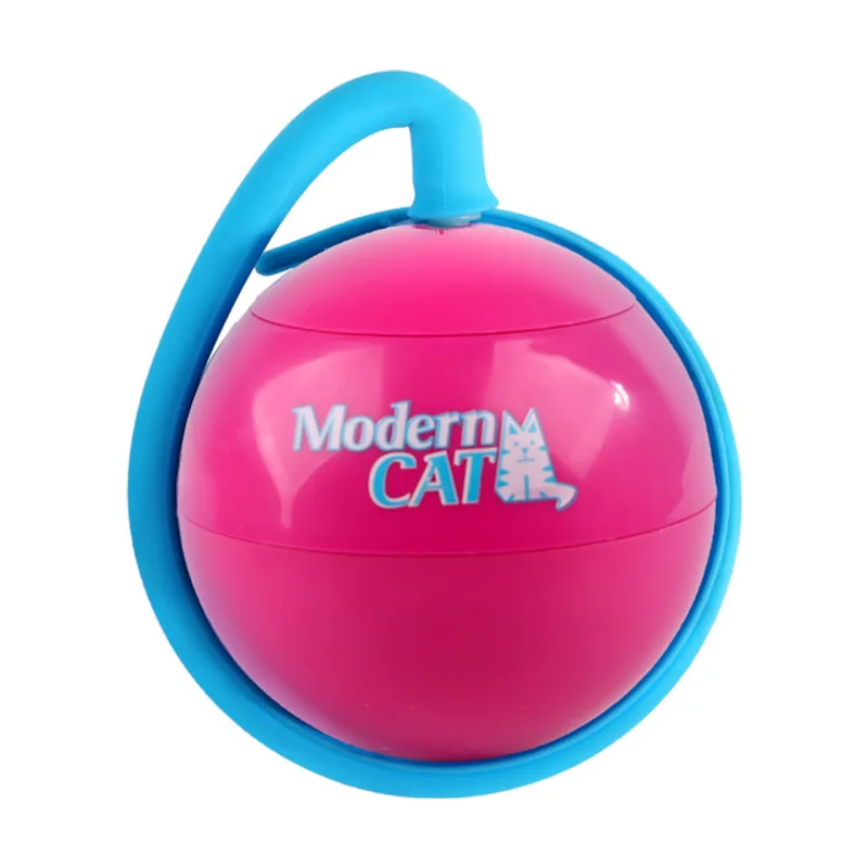 All For Paws Modern Cat Cola Giratoria Rosa Juguete para gatos